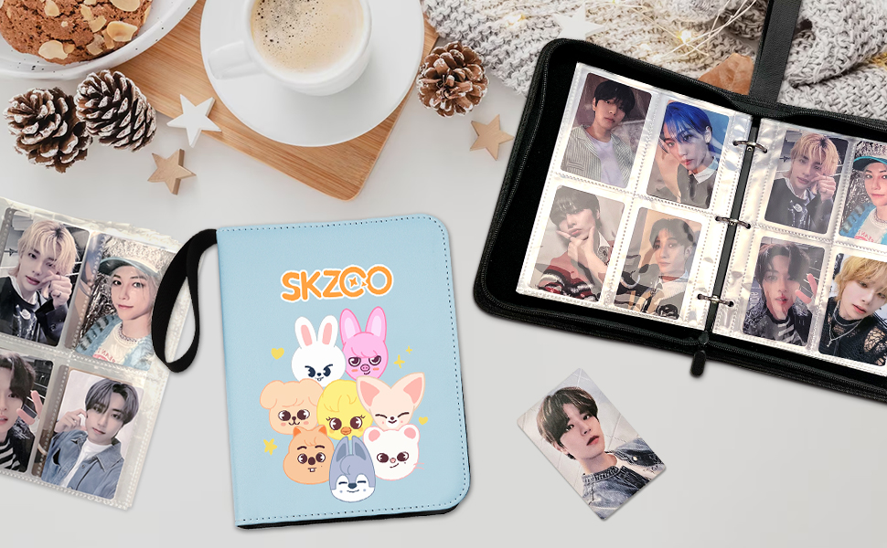 Amazon.com: Photocard Binder for Stray SKZ Cards,4 Pocket with 60